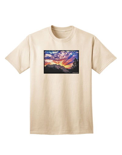 Colorado Rainbow Sunset Adult T-Shirt-Mens T-Shirt-TooLoud-Natural-Small-Davson Sales