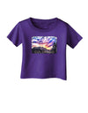 Colorado Rainbow Sunset Text Infant T-Shirt Dark-Infant T-Shirt-TooLoud-Purple-06-Months-Davson Sales