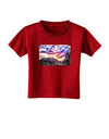 Colorado Rainbow Sunset Text Toddler T-Shirt Dark-Toddler T-Shirt-TooLoud-Red-2T-Davson Sales