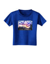 Colorado Rainbow Sunset Text Toddler T-Shirt Dark-Toddler T-Shirt-TooLoud-Royal-Blue-2T-Davson Sales