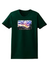 Colorado Rainbow Sunset Text Womens Dark T-Shirt-TooLoud-Forest-Green-Small-Davson Sales