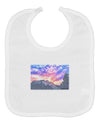 Colorado Rainbow Sunset Watercolor Baby Bib