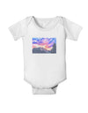 Colorado Rainbow Sunset Watercolor Baby Romper Bodysuit-Baby Romper-TooLoud-White-06-Months-Davson Sales