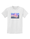 Colorado Rainbow Sunset Watercolor Childrens T-Shirt-Childrens T-Shirt-TooLoud-White-X-Small-Davson Sales