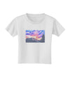 Colorado Rainbow Sunset Watercolor Toddler T-Shirt-Toddler T-Shirt-TooLoud-White-2T-Davson Sales