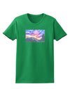 Colorado Rainbow Sunset Watercolor Womens Dark T-Shirt-TooLoud-Kelly-Green-X-Small-Davson Sales