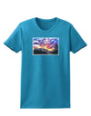 Colorado Rainbow Sunset Womens Dark T-Shirt-TooLoud-Turquoise-X-Small-Davson Sales