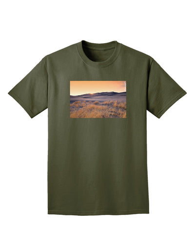 Colorado Sand Dunes Adult Dark T-Shirt-Mens T-Shirt-TooLoud-Military-Green-Small-Davson Sales