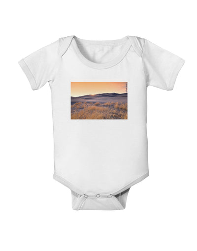 Colorado Sand Dunes Baby Romper Bodysuit-Baby Romper-TooLoud-White-06-Months-Davson Sales