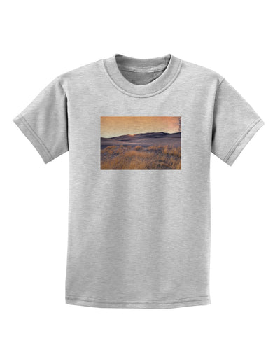 Colorado Sand Dunes Childrens T-Shirt-Childrens T-Shirt-TooLoud-AshGray-X-Small-Davson Sales