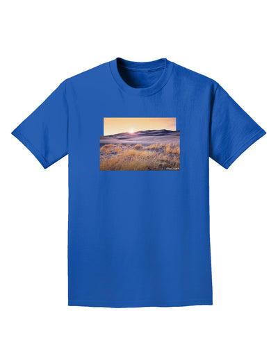 Colorado Sand Dunes Cutout Adult Dark T-Shirt-Mens T-Shirt-TooLoud-Royal-Blue-Small-Davson Sales