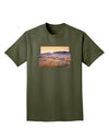 Colorado Sand Dunes Cutout Adult Dark T-Shirt-Mens T-Shirt-TooLoud-Military-Green-Small-Davson Sales