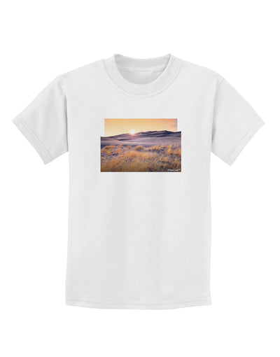 Colorado Sand Dunes Cutout Childrens T-Shirt-Childrens T-Shirt-TooLoud-White-X-Small-Davson Sales