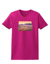 Colorado Sand Dunes Cutout Womens Dark T-Shirt-TooLoud-Hot-Pink-Small-Davson Sales