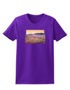 Colorado Sand Dunes Cutout Womens Dark T-Shirt-TooLoud-Purple-X-Small-Davson Sales