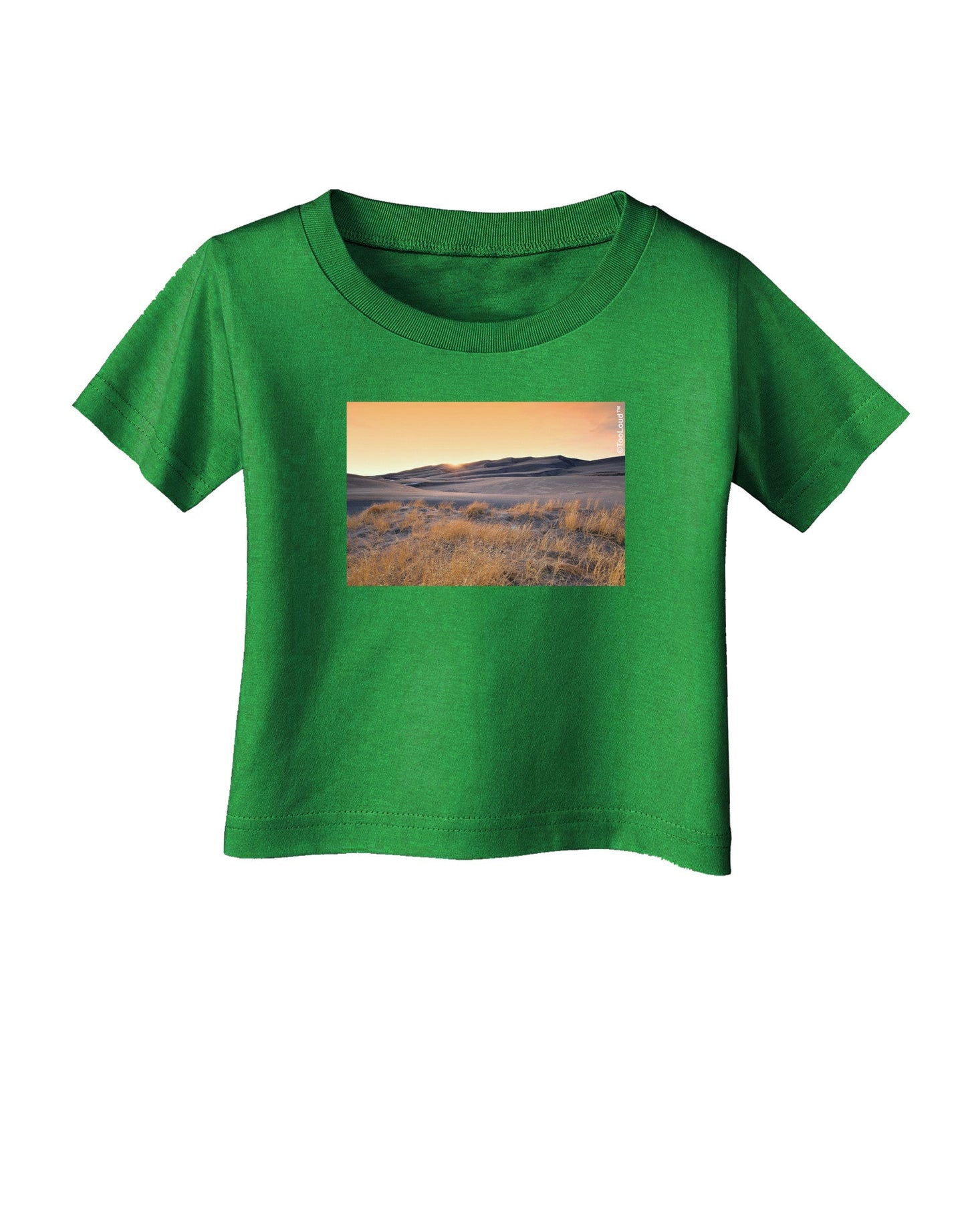 Colorado Sand Dunes Infant T-Shirt Dark-Infant T-Shirt-TooLoud-Clover-Green-06-Months-Davson Sales
