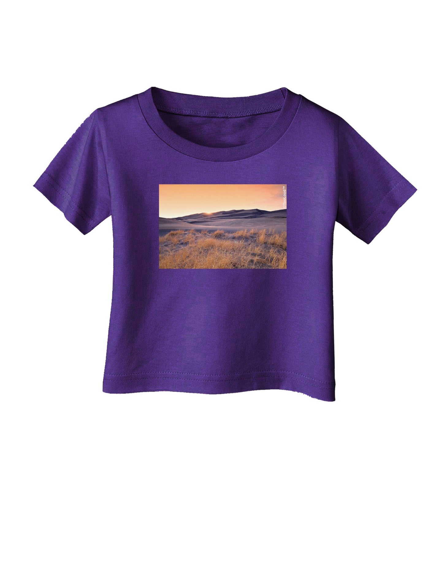 Colorado Sand Dunes Infant T-Shirt Dark-Infant T-Shirt-TooLoud-Purple-06-Months-Davson Sales