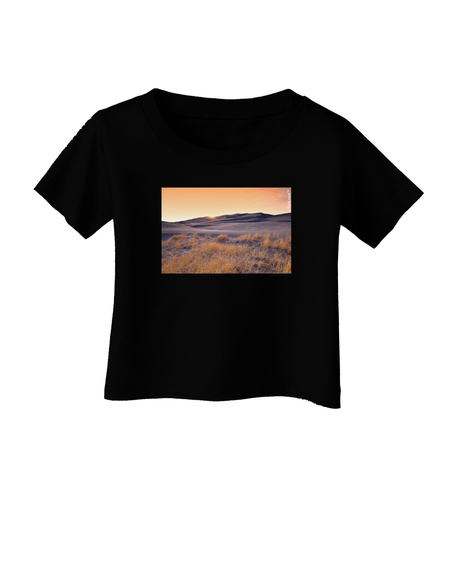 Colorado Sand Dunes Infant T-Shirt Dark-Infant T-Shirt-TooLoud-Black-06-Months-Davson Sales