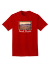 Colorado Sand Dunes Text Adult Dark T-Shirt-Mens T-Shirt-TooLoud-Red-Small-Davson Sales