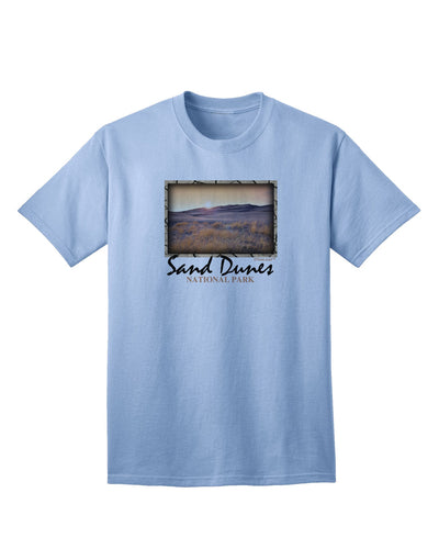 Colorado Sand Dunes Text Adult T-Shirt-Mens T-Shirt-TooLoud-Light-Blue-Small-Davson Sales