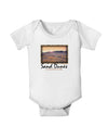 Colorado Sand Dunes Text Baby Romper Bodysuit-Baby Romper-TooLoud-White-06-Months-Davson Sales