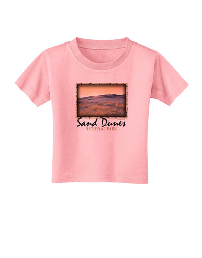 Colorado Sand Dunes Text Toddler T-Shirt-Toddler T-Shirt-TooLoud-Candy-Pink-2T-Davson Sales