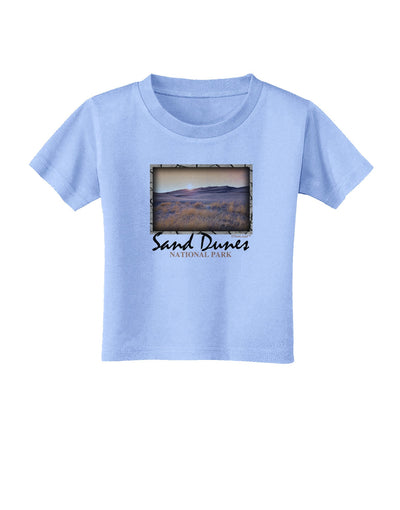 Colorado Sand Dunes Text Toddler T-Shirt-Toddler T-Shirt-TooLoud-Aquatic-Blue-2T-Davson Sales