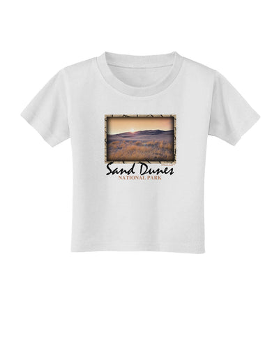 Colorado Sand Dunes Text Toddler T-Shirt-Toddler T-Shirt-TooLoud-White-2T-Davson Sales