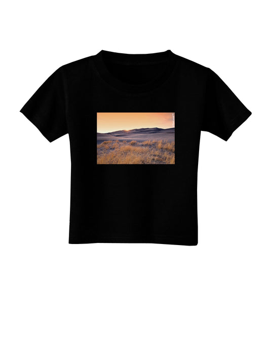 Colorado Sand Dunes Toddler T-Shirt Dark-Toddler T-Shirt-TooLoud-Black-2T-Davson Sales