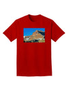 Colorado Snowy Mountains Adult Dark T-Shirt-Mens T-Shirt-TooLoud-Red-Small-Davson Sales