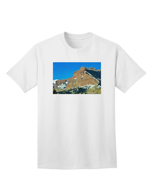 Colorado Snowy Mountains Adult T-Shirt-Mens T-Shirt-TooLoud-White-Small-Davson Sales