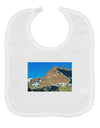 Colorado Snowy Mountains Baby Bib