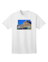 Colorado Snowy Mountains Cutout Adult T-Shirt-Mens T-Shirt-TooLoud-White-Small-Davson Sales