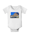 Colorado Snowy Mountains Cutout Baby Romper Bodysuit-Baby Romper-TooLoud-White-06-Months-Davson Sales