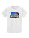 Colorado Snowy Mountains Cutout Childrens T-Shirt-Childrens T-Shirt-TooLoud-White-X-Small-Davson Sales