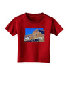 Colorado Snowy Mountains Cutout Toddler T-Shirt Dark-Toddler T-Shirt-TooLoud-Red-2T-Davson Sales