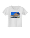 Colorado Snowy Mountains Cutout Toddler T-Shirt-Toddler T-Shirt-TooLoud-White-2T-Davson Sales