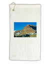 Colorado Snowy Mountains Micro Terry Gromet Golf Towel 16 x 25 inch-Golf Towel-TooLoud-White-Davson Sales