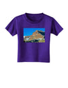 Colorado Snowy Mountains Toddler T-Shirt Dark-Toddler T-Shirt-TooLoud-Purple-2T-Davson Sales