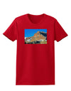 Colorado Snowy Mountains Womens Dark T-Shirt-TooLoud-Red-X-Small-Davson Sales