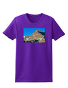 Colorado Snowy Mountains Womens Dark T-Shirt-TooLoud-Purple-X-Small-Davson Sales