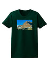 Colorado Snowy Mountains Womens Dark T-Shirt-TooLoud-Forest-Green-Small-Davson Sales