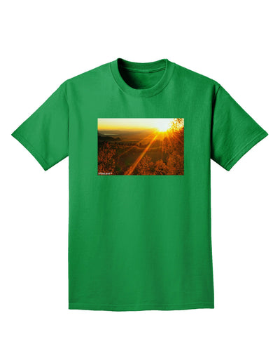 Colorado Sunset Adult Dark T-Shirt-Mens T-Shirt-TooLoud-Kelly-Green-Small-Davson Sales