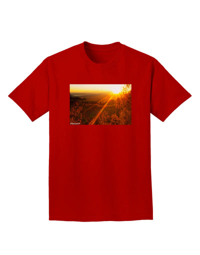 Colorado Sunset Adult Dark T-Shirt-Mens T-Shirt-TooLoud-Red-Small-Davson Sales