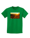 Colorado Sunset Childrens Dark T-Shirt-Childrens T-Shirt-TooLoud-Kelly-Green-X-Small-Davson Sales