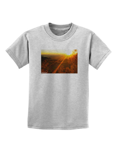 Colorado Sunset Childrens T-Shirt-Childrens T-Shirt-TooLoud-AshGray-X-Small-Davson Sales