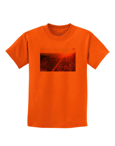 Colorado Sunset Childrens T-Shirt-Childrens T-Shirt-TooLoud-Orange-X-Small-Davson Sales