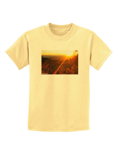 Colorado Sunset Childrens T-Shirt-Childrens T-Shirt-TooLoud-Daffodil-Yellow-X-Small-Davson Sales