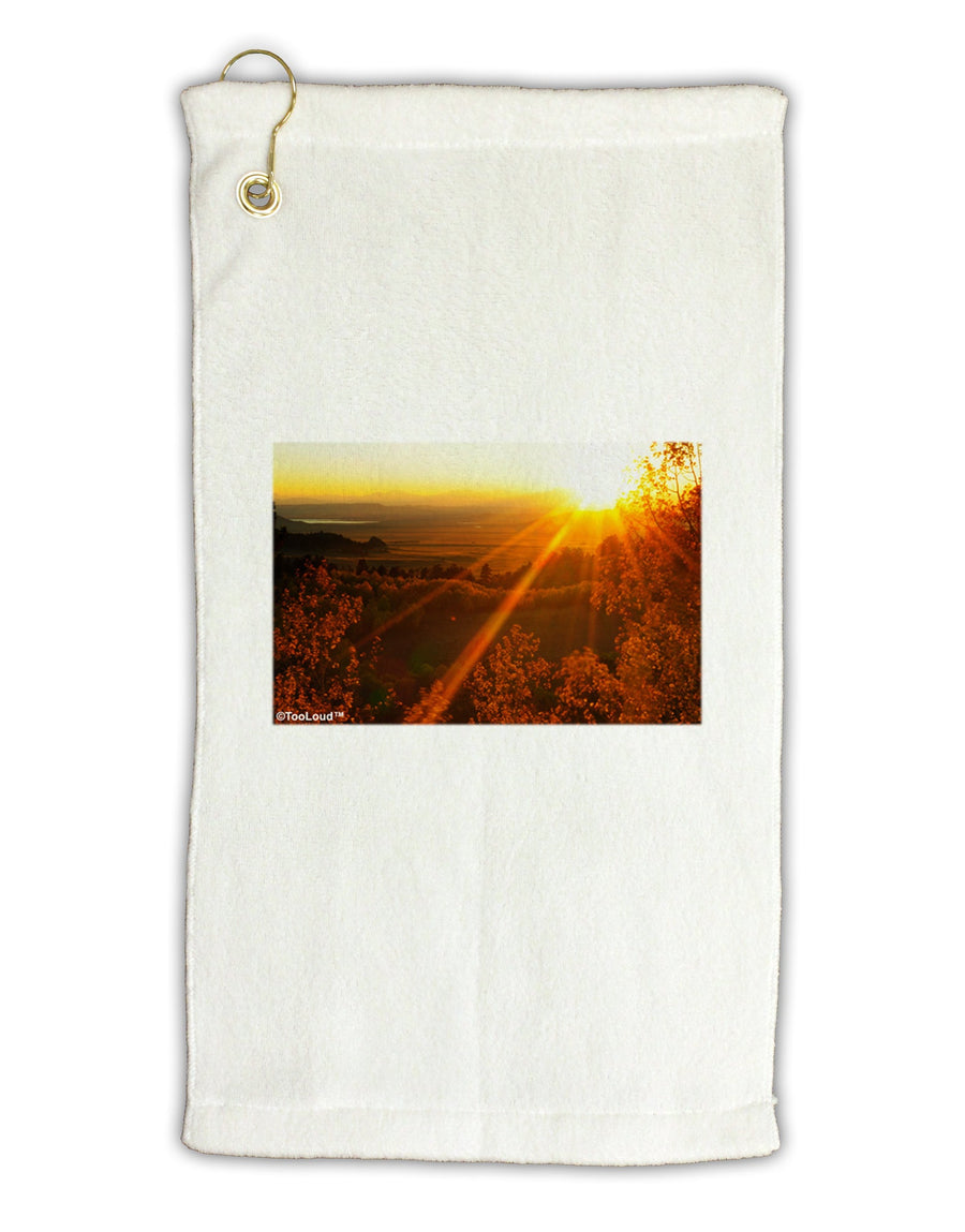 Colorado Sunset Micro Terry Gromet Golf Towel 16 x 25 inch by TooLoud-Golf Towel-TooLoud-White-Davson Sales