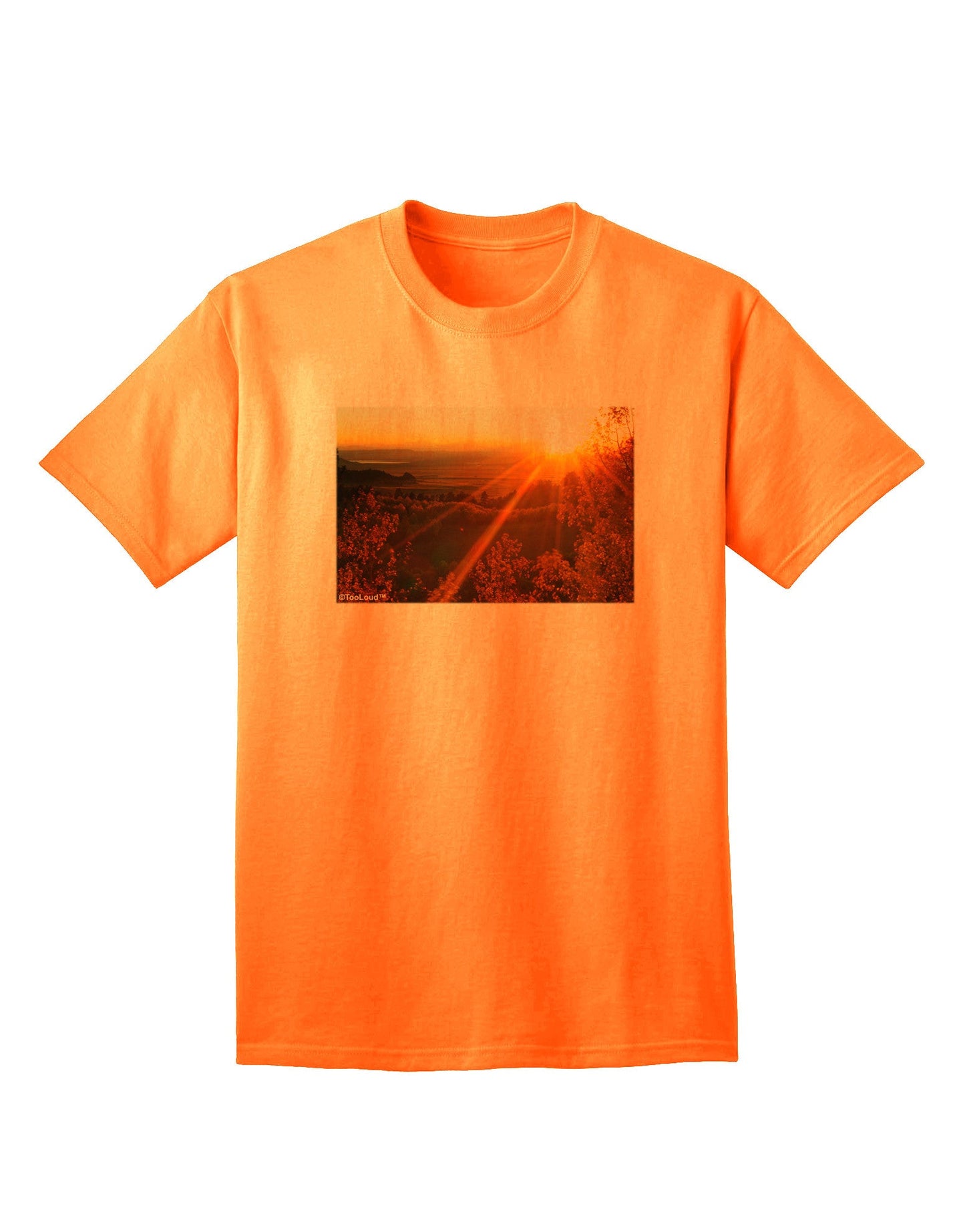 Colorado Sunset - Premium Adult T-Shirt Collection-Mens T-shirts-TooLoud-Neon-Orange-Small-Davson Sales
